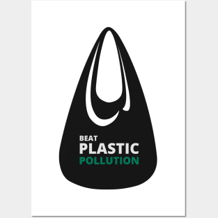 'Beat Plastic Pollution' Environment Awareness Shirt Posters and Art